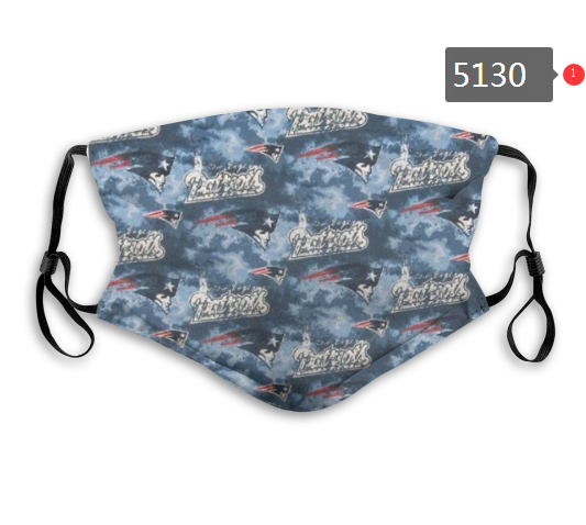 NFL New England Patriots #3 Dust mask with filter->nfl dust mask->Sports Accessory